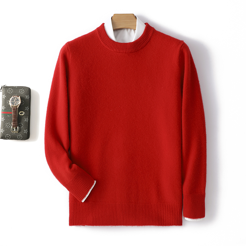 ผู้ชาย 100% ขนสัตว์บริสุทธิ์เส - Knitted Cardigan Men บทวิจารณ์และราคา