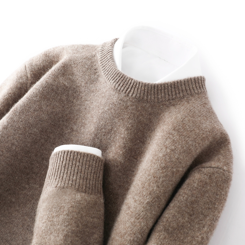 ผู้ชาย 100% ขนสัตว์บริสุทธิ์เส - Knitted Cardigan Men บทวิจารณ์และราคา
