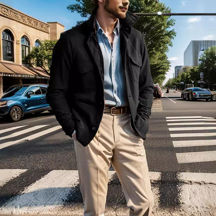 เสื้อแจ็คเก็ตผสมขนสัตว์ ผู้ชาย - Mens Fashion Style Images บทวิจารณ์และราคา