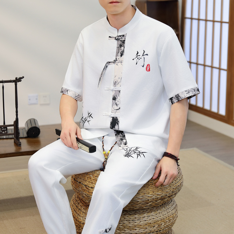 ชุดลำลองผู้ชายสไตล์จีน ฤดูใบไม - Men'S Fashion Pants บทวิจารณ์และราคา