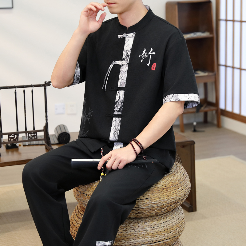 ชุดลำลองผู้ชายสไตล์จีน ฤดูใบไม - Men'S Fashion Pants บทวิจารณ์และราคา