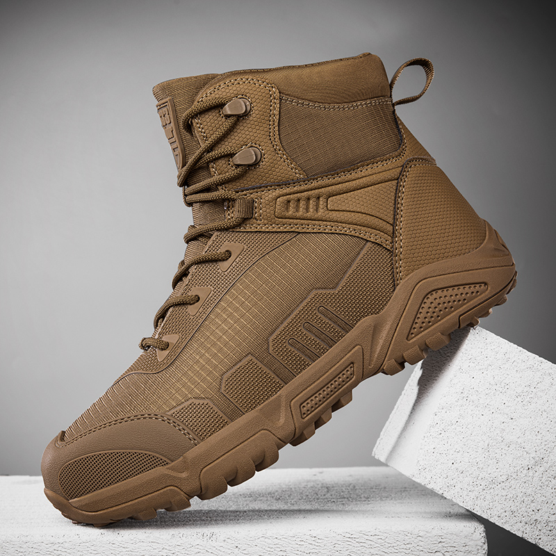 รองเท้าบูทผู้ชายแบบยุทธวิธี รอ - Men'S Fashion Hiking Boots บทวิจารณ์และราคา
