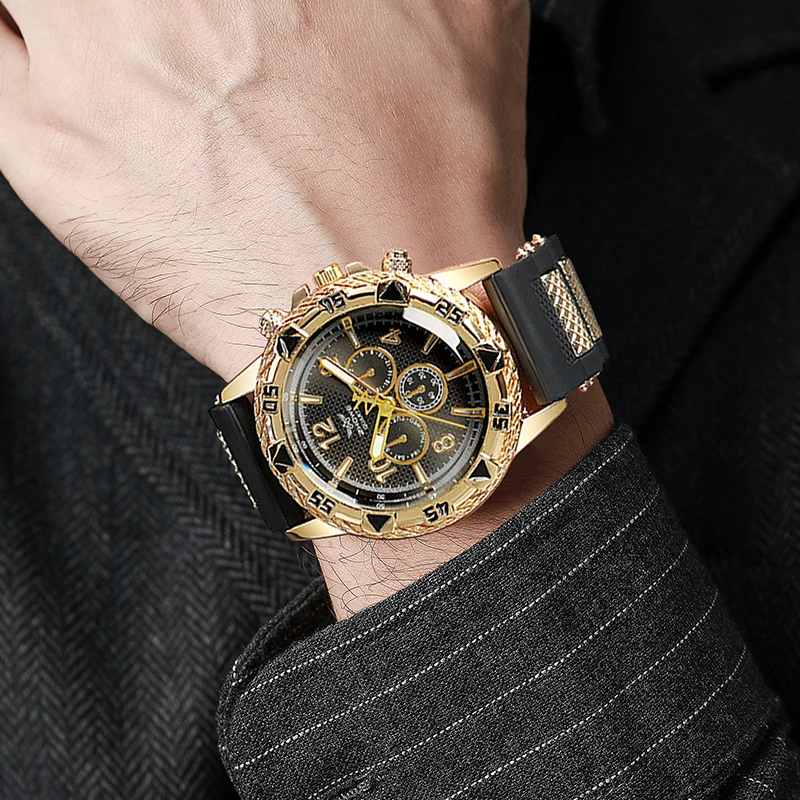 1PC ความประหลาดใจนาฬิกาลึกลับ  - Fashion Mens Watches บทวิจารณ์และราคา