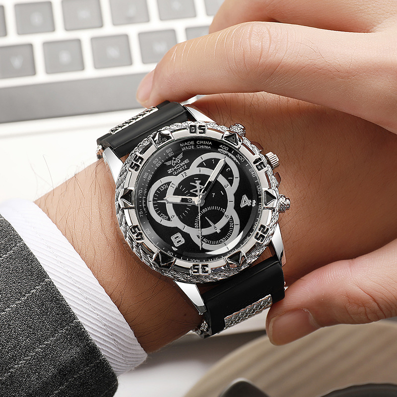 นาฬิกาข้อมือเซอร์ไพรส์แบบสุ่ม  - Fashion Mens Watches บทวิจารณ์และราคา
