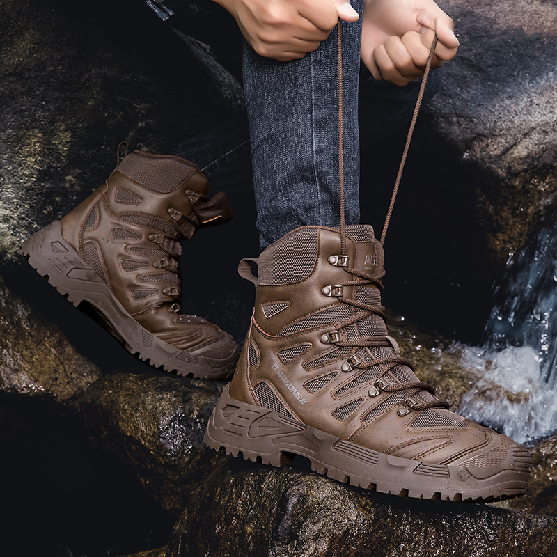 ผู้ชายเดินป่ากลางแจ้งรองเท้าบู - Men'S Fashion Hiking Boots บทวิจารณ์และราคา