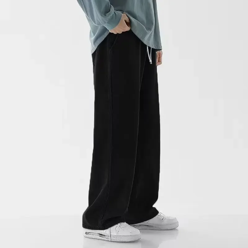 กางเกงยีนส์ผู้ชายสไตล์เกาหลี แ - Men'S Fashion Grey Jeans บทวิจารณ์และราคา