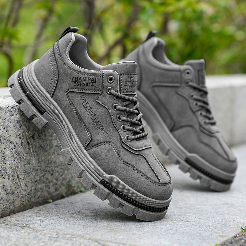 รองเท้าบูททำงานพื้นหนาสำหรับผู - Men'S Fashion Hiking Boots บทวิจารณ์และราคา