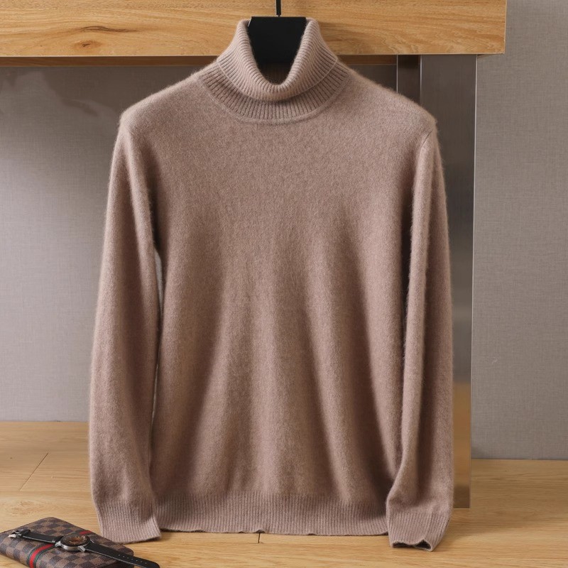 ผู้ชาย 100% Mink กํามะหยี่เสื้ - Knitted Cardigan Men บทวิจารณ์และราคา