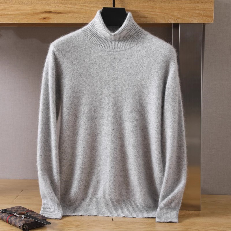 ผู้ชาย 100% Mink กํามะหยี่เสื้ - Knitted Cardigan Men บทวิจารณ์และราคา