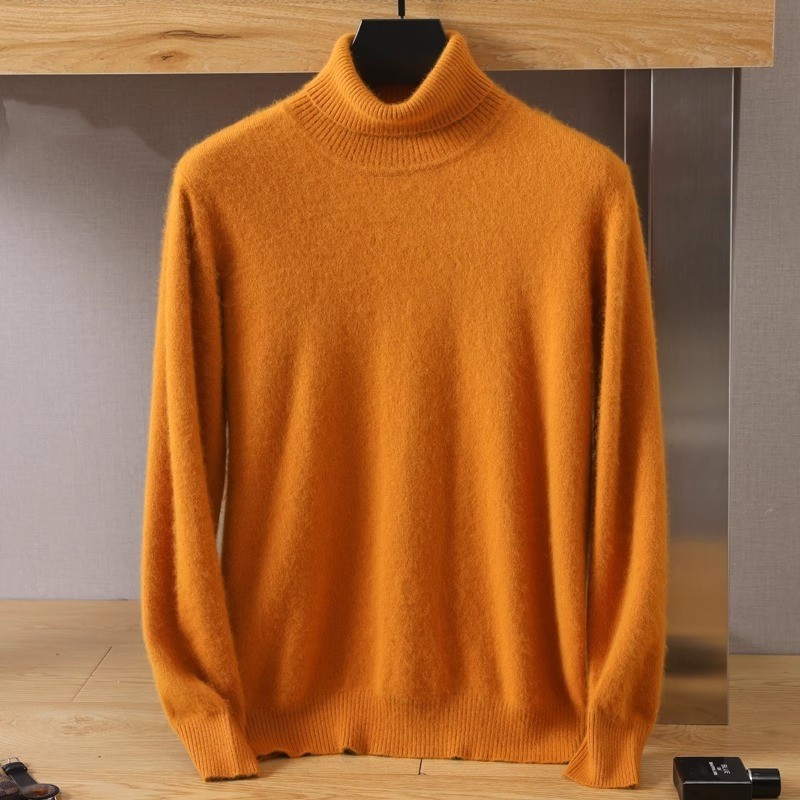 ผู้ชาย 100% Mink กํามะหยี่เสื้ - Knitted Cardigan Men บทวิจารณ์และราคา