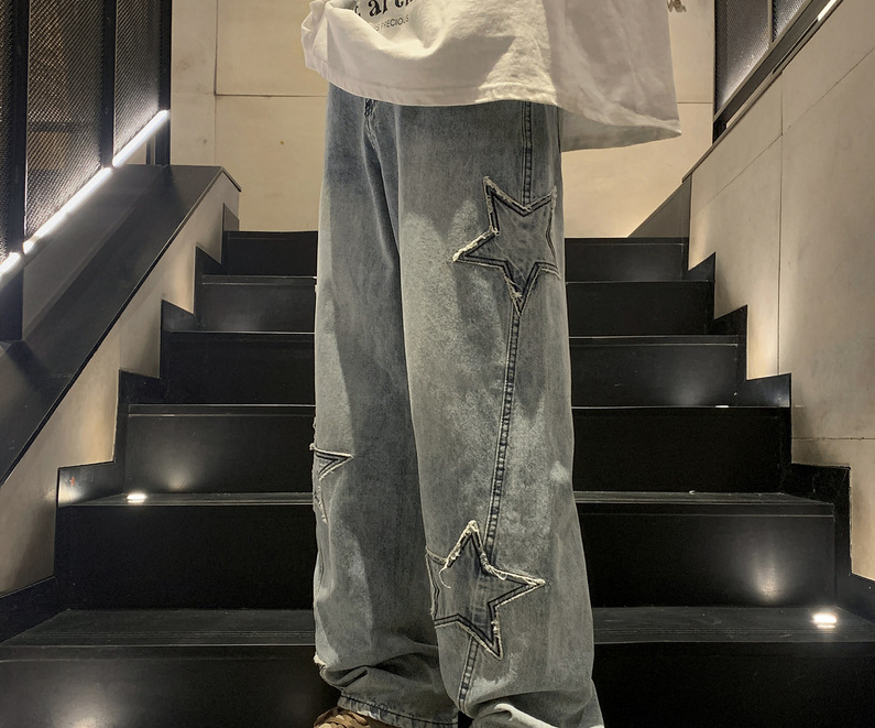 กางเกงยีนส์ห้าแฉกแฟชั่นใหม่สำห - Men'S Fashion With Baggy Jeans บทวิจารณ์และราคา
