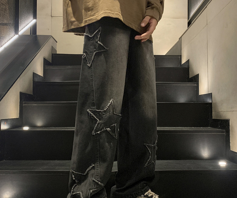 กางเกงยีนส์ห้าแฉกแฟชั่นใหม่สำห - Men'S Fashion With Baggy Jeans บทวิจารณ์และราคา