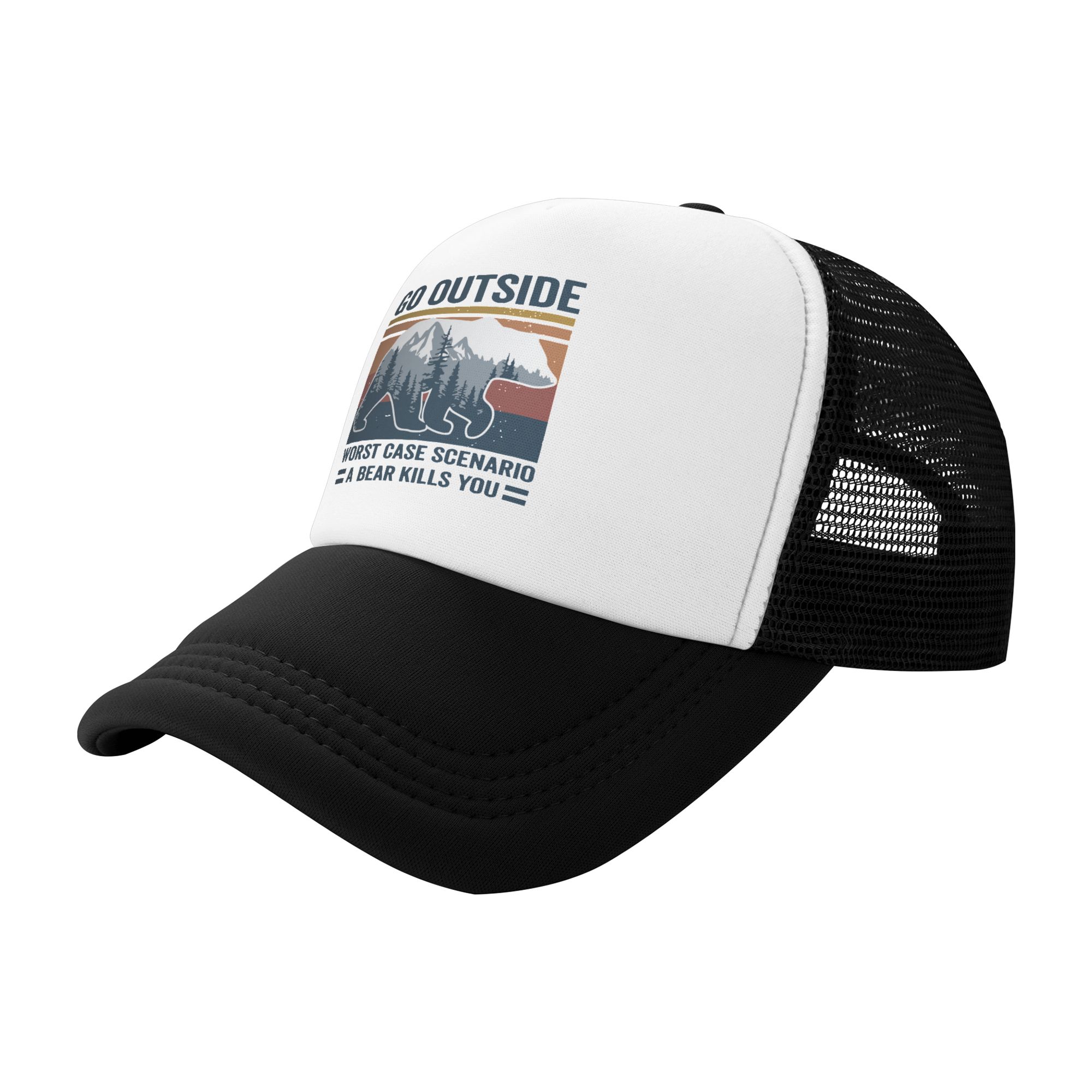 ไปข้างนอก สถานการณ์ที่เลวร้ายท - Trucker Hat Cap บทวิจารณ์และราคา