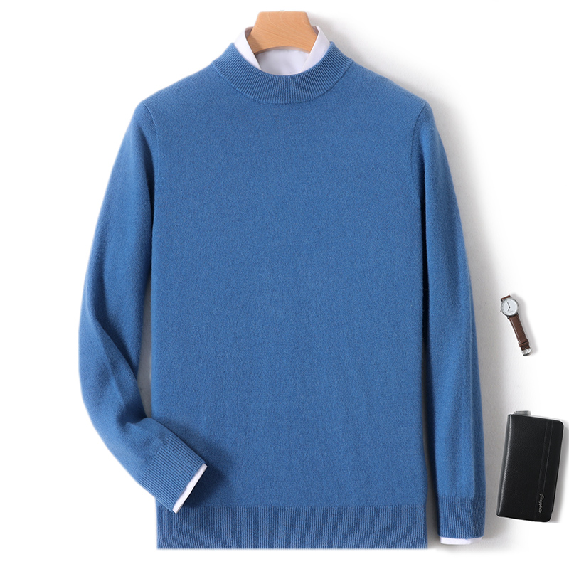เสื้อสเวตเตอร์คอเต่าทรงหลวมผ้า - Knitted Cardigan Men บทวิจารณ์และราคา