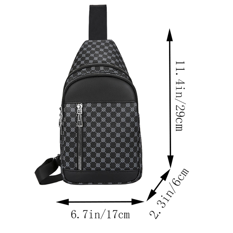 กระเป๋าคาดหน้าอกสไตล์เรียบง่าย - Men'S Fashion Bag บทวิจารณ์และราคา