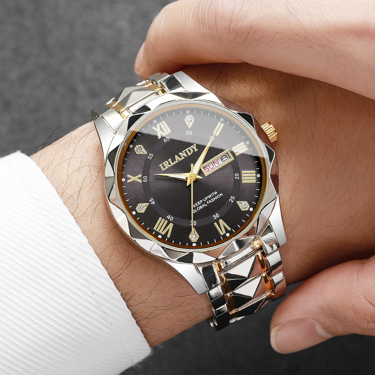 1PC ความประหลาดใจนาฬิกาลึกลับ  - Fashion Mens Watches บทวิจารณ์และราคา