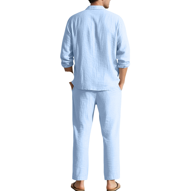 ชุดลำลองผ้าลินินสำหรับฤดูใบไม้ - Men'S Fashion Pants บทวิจารณ์และราคา