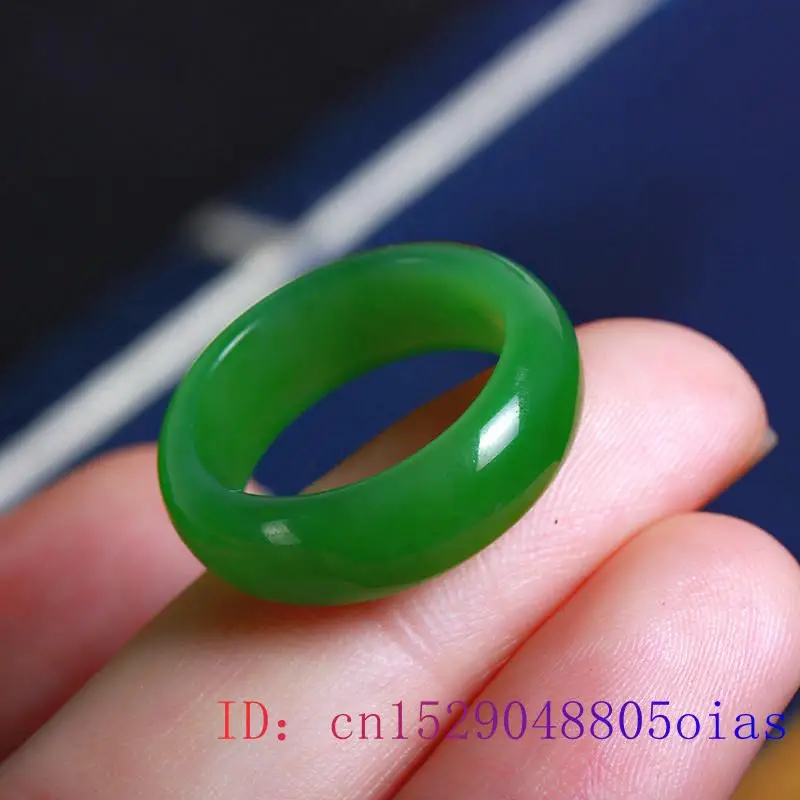 สีเขียวธรรมชาติ Hetian หยกแหวน - Men'S Fashion Rings บทวิจารณ์และราคา