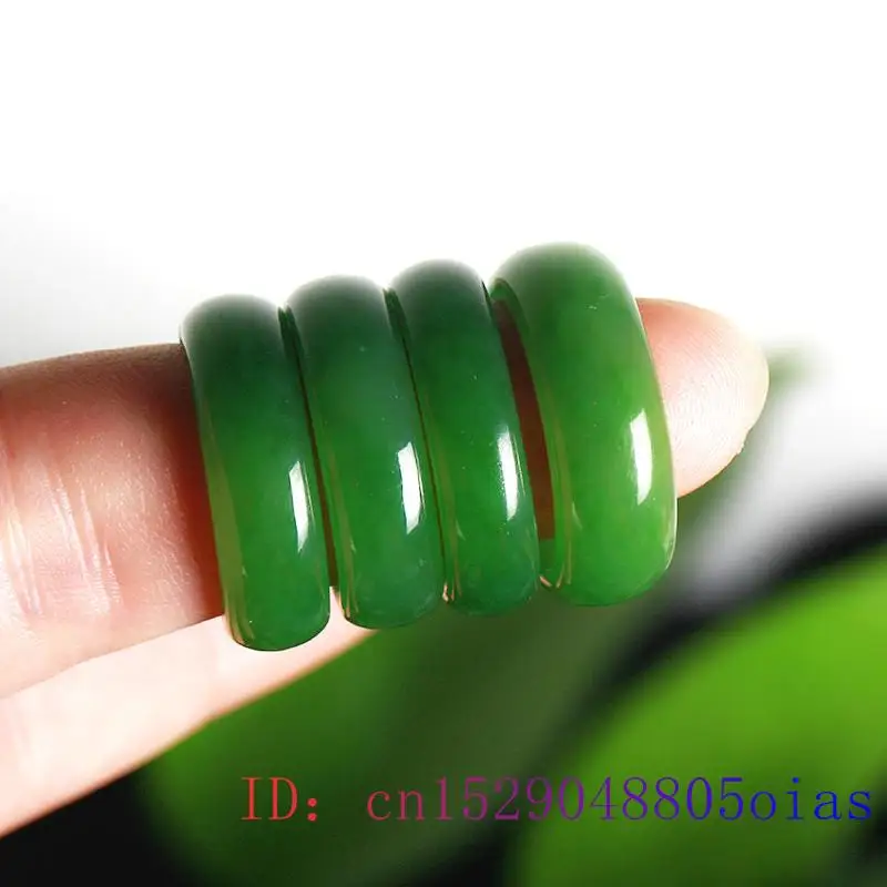 สีเขียวธรรมชาติ Hetian หยกแหวน - Men'S Fashion Rings บทวิจารณ์และราคา