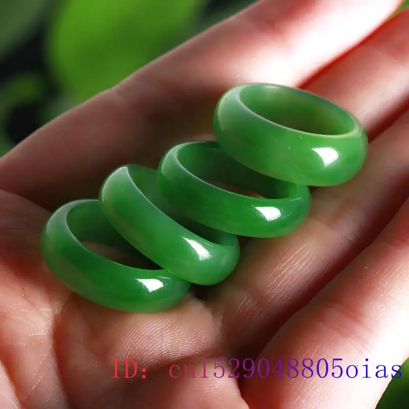 สีเขียวธรรมชาติ Hetian หยกแหวน - Men'S Fashion Rings บทวิจารณ์และราคา
